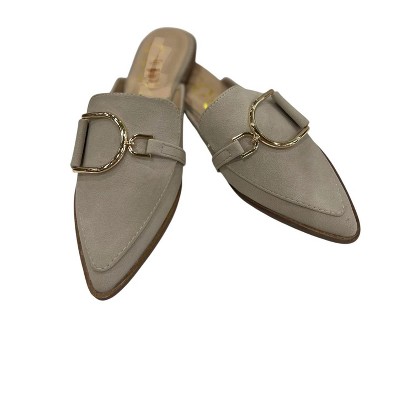 Women's Wo's Backless Flat Mules - CCOCCI