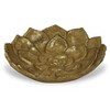 Cheung's Ellis Cast Iron Gold Finish Table Decor - Lotus - Large - 3 of 4