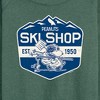 Women's - Peanuts - Ski Shop Lightweight French Terry Wide Neck Long Sleeve Shirt - 2 of 4