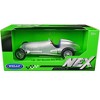 1937 Mercedes-Benz W125 Silver Metallic "NEX Models" Series 1/24 Diecast Model Car by Welly - 3 of 3