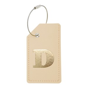 Unique Bargains Luggage Tag Khaki 1 Pc - 1 of 4