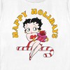 Women's Betty Boop Happy Holidays Candy Cane T-Shirt - 2 of 4