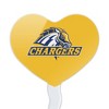 New Haven Secondary Logo Heart Love Cupcake Picks Toppers Decoration Set of 6 - 2 of 4