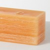 Vance Kitira 22.75" Layered Brick Candle, Yellow - 2 of 3