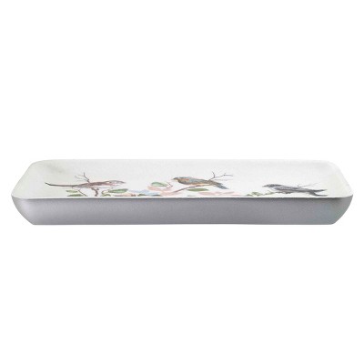 Shabby Chic Love Nest Square Vanity Tray in Durable Resin
