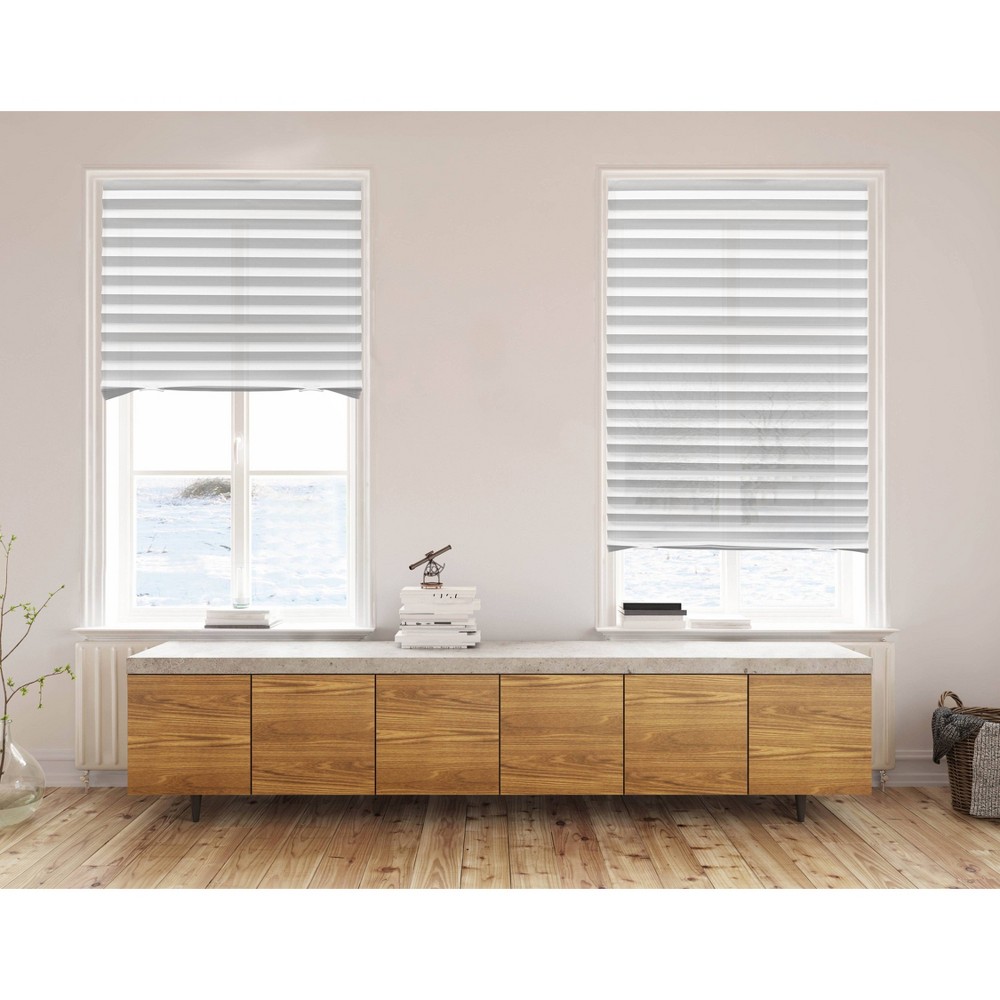 Photos - Blinds 36"x72" Lumi Home Furnishings Light Filtering Pleated Fabric Window Shade