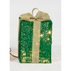 Everstar Set Of 3  Glittering Thread Gift Box Sculpture, Red - 4 of 4