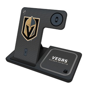 Keyscaper NHL Western Conference Teams Linen 15-Watt 3 in 1 Charging Station - 1 of 4