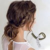 Unique Bargains Women's Classic Faux Pearl Hairpin 3.23"x2.13"x1.77" 1 Pc - 2 of 3