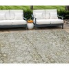 Taupe Beige And Gold Oriental Washable Indoor Outdoor Area Rug - 2 of 4