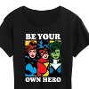Women's - Marvel - Be Your Own Hero Short Sleeve Graphic T-Shirt - 2 of 4