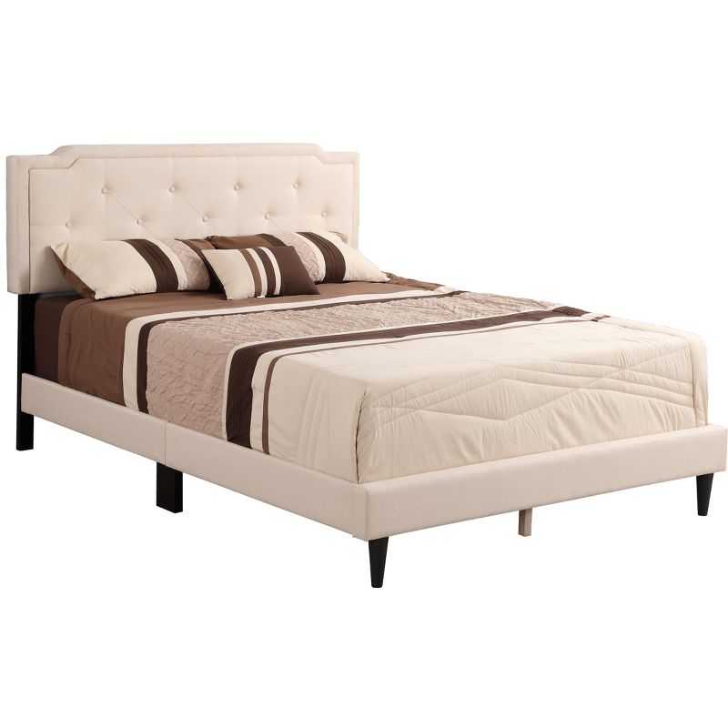 Passion Furniture Deb Adjustable Queen Panel Bed, 1 of 8