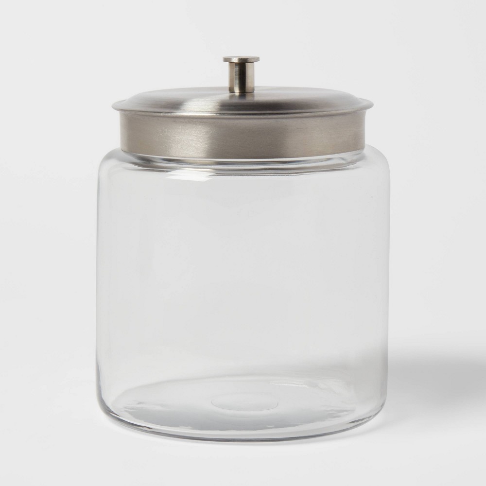 121.7oz Glass Jar and Metal Lid - Thresholdâ„¢