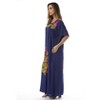 Riviera Sun Mexican Embroidered Maxi Dress with Double Side Slits - 2 of 3