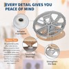 Spinning Chair for Autistic Kids,Kids Sensory Swivel Chair with Safety Handle & Non-Slip Design, Training Body Coordination - 3 of 4