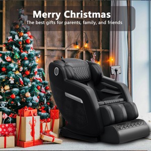 Massage Chair 0 Gravity With Back & Waist Care, Full-Body Massage Chair With Hip Heating, Retractable Footrest Chair-Cuddlewood - 1 of 4