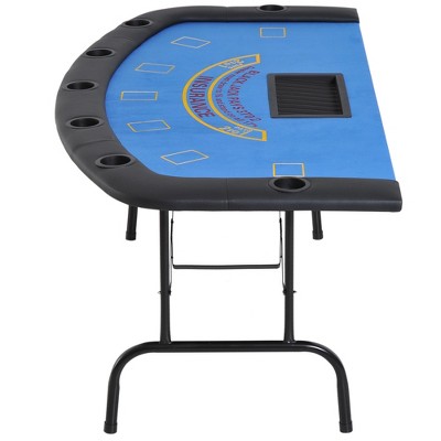 Soozier Soozier 71.75'' 7 - Player Foldable Poker Table