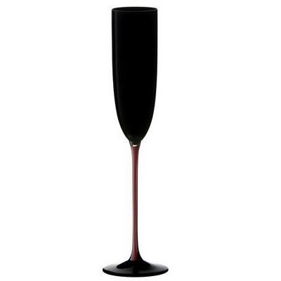 Riedel Sommeliers Black and Red Champagne Flute, 6.75 Ounce