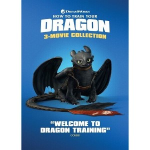How to Train Your Dragon 3-Movie Collection (Line Look) (DVD) - 1 of 1
