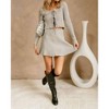 Women's Sweater Mini Skirt - MABLE - 4 of 4