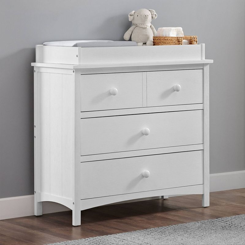 Oxford Baby Castle Hill 3 Drawer Dresser with Changing Top - Barn White, 6 of 7