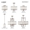 Livex Lighting Grammercy 4 - Light Chandelier in  Brushed Nickel - 4 of 4