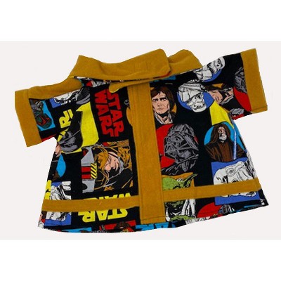 Doll Clothes Superstore Star Wars Mandalorian The Child Yoda Robe With Star Wars Collage Print