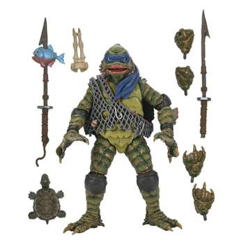 NECA Universal Monsters/Teenage Mutant Ninja Turtles Leonardo as the Creature 7" Action Figure
