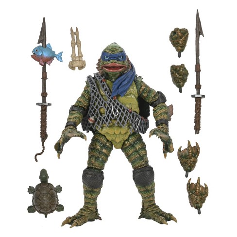 NECA Universal Monsters/Teenage Mutant Ninja Turtles Leonardo as the  Creature 7 Action Figure