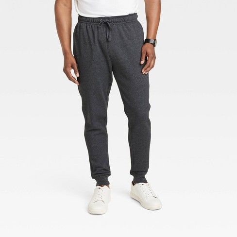 Men's Tapered Fleece Jogger Pants - Goodfellow & Co™ Charcoal Gray Xxl :  Target