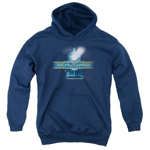Boys’ Polar Express Train Logo Hooded Sweatshirt - 1 of 4