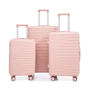 KTMBDW Luggage Sets 3 Piece PP Hardshell Carry on Suitcase, Travel Lightweight Carry-on with Double Spinner Wheels and TSA Lock - 1 of 4