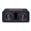 Memphis Audio MJPE12D1 Dual 12" MJP 1-Ohm Loaded Subwoofer Enclosure with MJP1500.1 Monoblock Subwoofer Amplifier - 2 of 4