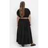 Women's Plus Size Aurelia Maxi Dress - black | CITY CHIC - 3 of 4