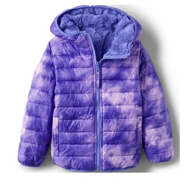 Lands' End Kids Thermoplume Packable Hooded Jacket : Target