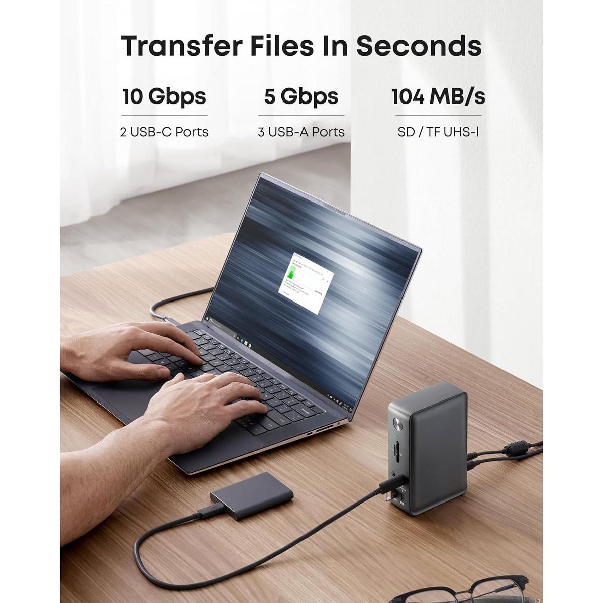 Anker Laptop Docking Station, 13-in-1 USB-C Docking Station - thumbnail 5