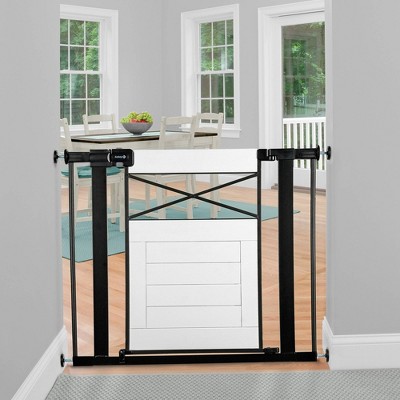 Safety 1st Easy Install Modern Farmhouse Baby Gate - White MAY HAVE MISSING PIECES