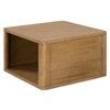 NicBex 30.8" Square Coffee Table with Storage,2-Tier End Table with Open Shelves,Side Table with Sturdy Frame,Center Table for Living Room - 2 of 4