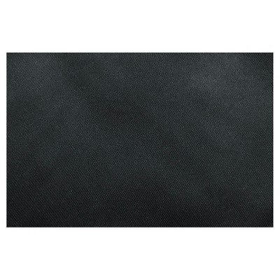 Blackout Black Polyester Rod Pocket Curtain Panel