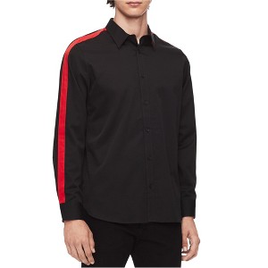 Calvin Klein Mens Contrast Stripe Button Up Shirt - 1 of 1