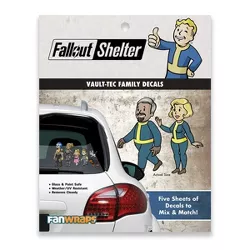 Fanwraps Fallout Shelter Vault-Tec Family Decals - 5 Sheets