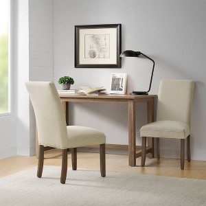 Set of 2 Gwyn Parsons Upholstered Armless Chairs - Alaterre Furniture - 1 of 4