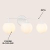 JONATHAN Y Louis Parisian Globe Metal/Frosted Glass Modern Contemporary LED Vanity Light - 3 of 4