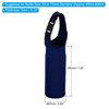 Unique Bargains Neoprene Insulated Removable Shoulder Straps Water Bottle Sling Bags 2.64"x7.28" 2 Pcs Navy Blue - 2 of 4