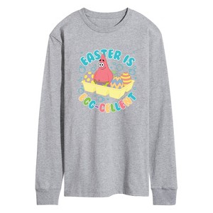 Men's - SpongeBob Squarepants - Easter Weaster Long Sleeve Graphic T-Shirt - 1 of 4