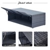 6-Pieces Outdoor Rattan Conversation Sofa Set with Coffee Table and 2 Ottoman - 4 of 4