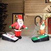 Occasions Airflowz Inflatable Santa And Reindeer Playing Cornhole, 5 ft Tall, Multicolored - 2 of 2