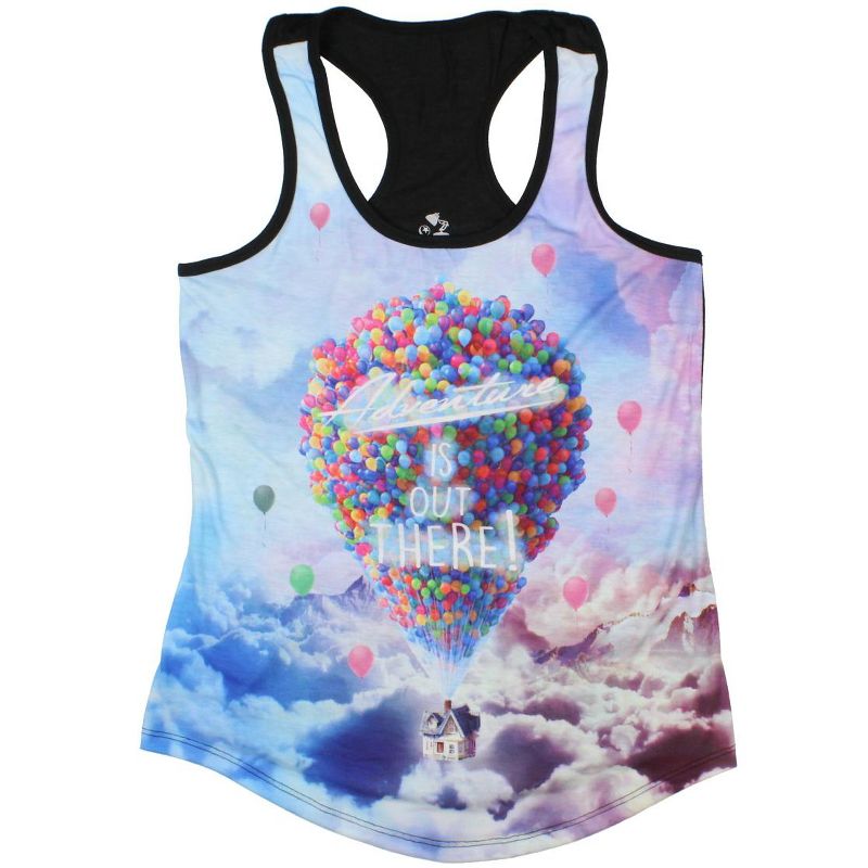 Disney Up Adventure Is Out There Sublimation Girls Tank Top Adult, 1 of 2