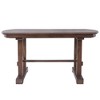 PAGED 59.8" Dining Table Rectangle Kitchen Table with Rubberwood Legs, Modern Living Room Table for 4/6 Person - 4 of 4