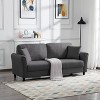 MAYEERTY 81.5" Modern 3-Seater Sofa - Minimalist Design, Linen Fabric, Removable Washable Covers & 2 Pillows - 3 of 3